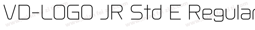 VD-LOGO JR Std E Regular字体转换